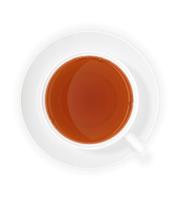xícara de porcelana de ilustração vetorial de chá vetor