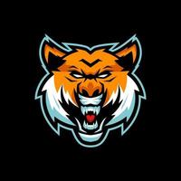 modelos de logotipo de esports de tigre vetor