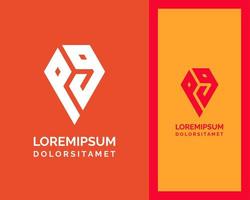 carta design de logotipo pg. símbolo de monograma monocromático mínimo criativo. emblema universal vetor elegante. logotipo de negócios premium. símbolo gráfico do alfabeto para identidade corporativa