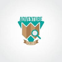 vetor de design de logotipo de aventura