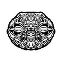 desenho de tatuagem maori. ideia para tatuagem vetor