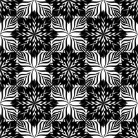 Abstract seamless pattern Ornamento de linha geométrica oriental floral vetor