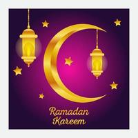 modelo de design ramadan kareem vetor