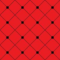 fundo vermelho de grade de diamante quadrado preto vetor