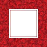 cartão de bandeira de flor de cravo vermelho vetor