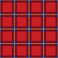 fundo sem costura vermelho azul amarelo tartan vetor