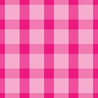 padrão sem costura rosa pano gráfico simples padrão de tartan quadrado vetor