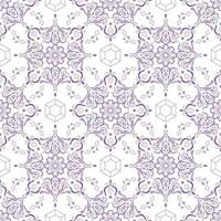 padrão sem costura ornamental roxo vintage vetor