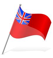 Bandeira de ilustração vetorial de ilha das Bermudas vetor