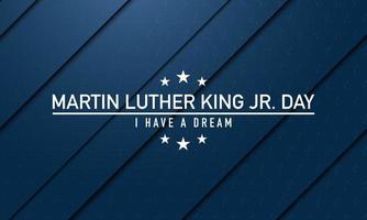 Martin Luther King jr. fundo do dia. banner, pôster, cartão de felicitações. vetor