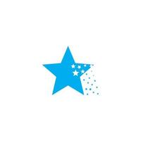 modelo de vetor de ícone de logotipo de estrela