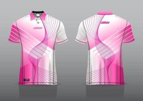 design de uniforme de camisa polo para esportes ao ar livre vetor