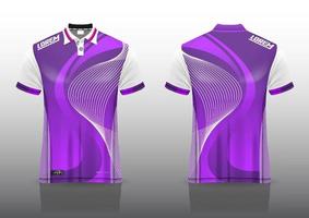 design de uniforme de camisa polo para esportes ao ar livre vetor