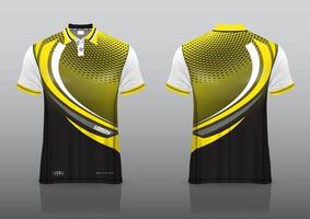 design de uniforme de camisa polo para esportes ao ar livre vetor