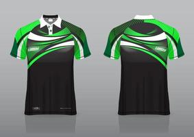 design de uniforme de camisa polo para esportes ao ar livre vetor