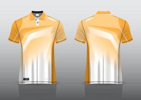 design de uniforme de camisa polo para esportes ao ar livre vetor