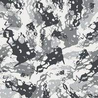 arte abstrata da escova inverno neve cinza soldado furtivo campo de batalha marrom camuflagem listras padrão fundo militar adequado para impressão de roupas vetor