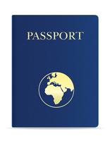 ilustração vetorial de passaporte