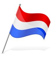Bandeira da Holanda vector a ilustração