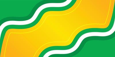 fundo moderno abstrato com gradiente de cor verde amarelo brilhante para a página de destino do site vetor