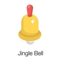 conceitos de jingle bell vetor