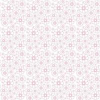 design de padrão de flor rosa com fundo branco vetor