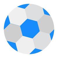 estilo de ícone de futebol, conceito de esportes ao ar livre vetor