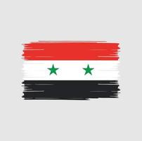 escova de bandeira da síria vetor