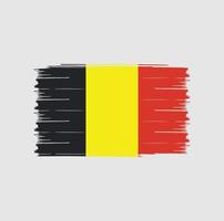 escova de bandeira da bélgica vetor