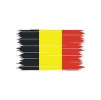 escova de bandeira da bélgica vetor