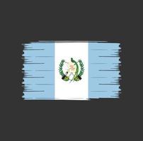 escova de bandeira da guatemala vetor