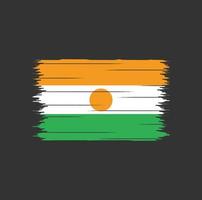 escova de bandeira niger vetor