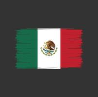 escova de bandeira do méxico vetor