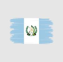 escova de bandeira da guatemala vetor