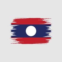 escova de bandeira do laos vetor