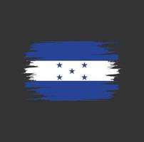 escova de bandeira de honduras vetor