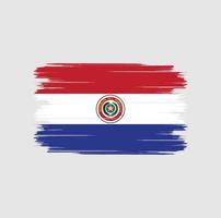 escova de bandeira do paraguai vetor