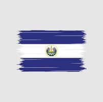 escova de bandeira de el salvador vetor