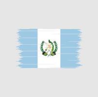 escova de bandeira da guatemala vetor