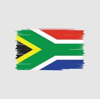 escova de bandeira da áfrica do sul vetor