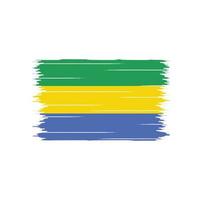 escova de bandeira de ruanda vetor