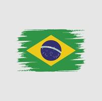 escova da bandeira do brasil vetor