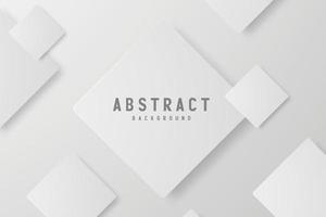 banner abstrato geométrico branco e cinza cor ilustração vetorial de fundo. vetor