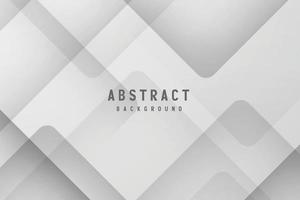 banner abstrato geométrico branco e cinza cor ilustração vetorial de fundo. vetor