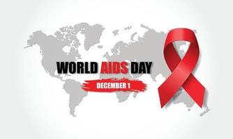 dia mundial da aids vetor
