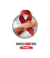 dia mundial da aids vetor