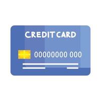 cartão de crédito eletrônico vetor
