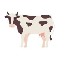 animal de fazenda de vaca vetor