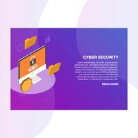 Cyber Security Server vetor