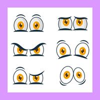 Coleção de Clipart de Cartoon olhos Vector